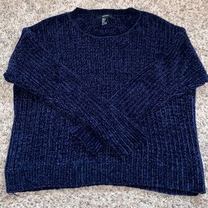 Navy Chenille Sweater